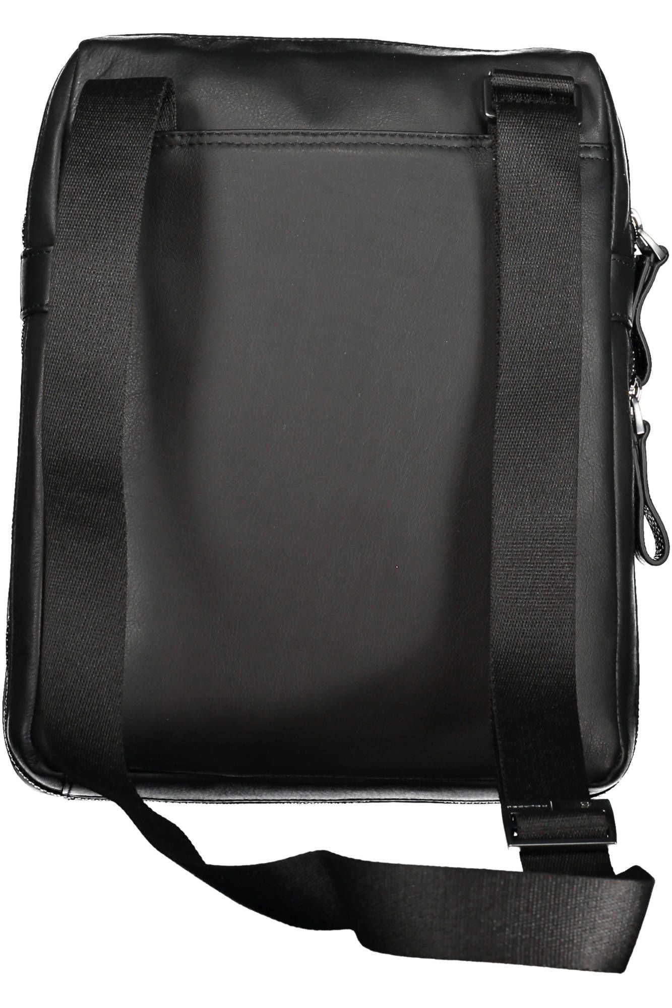 Piquadro Black Leather Men Shoulder Bag