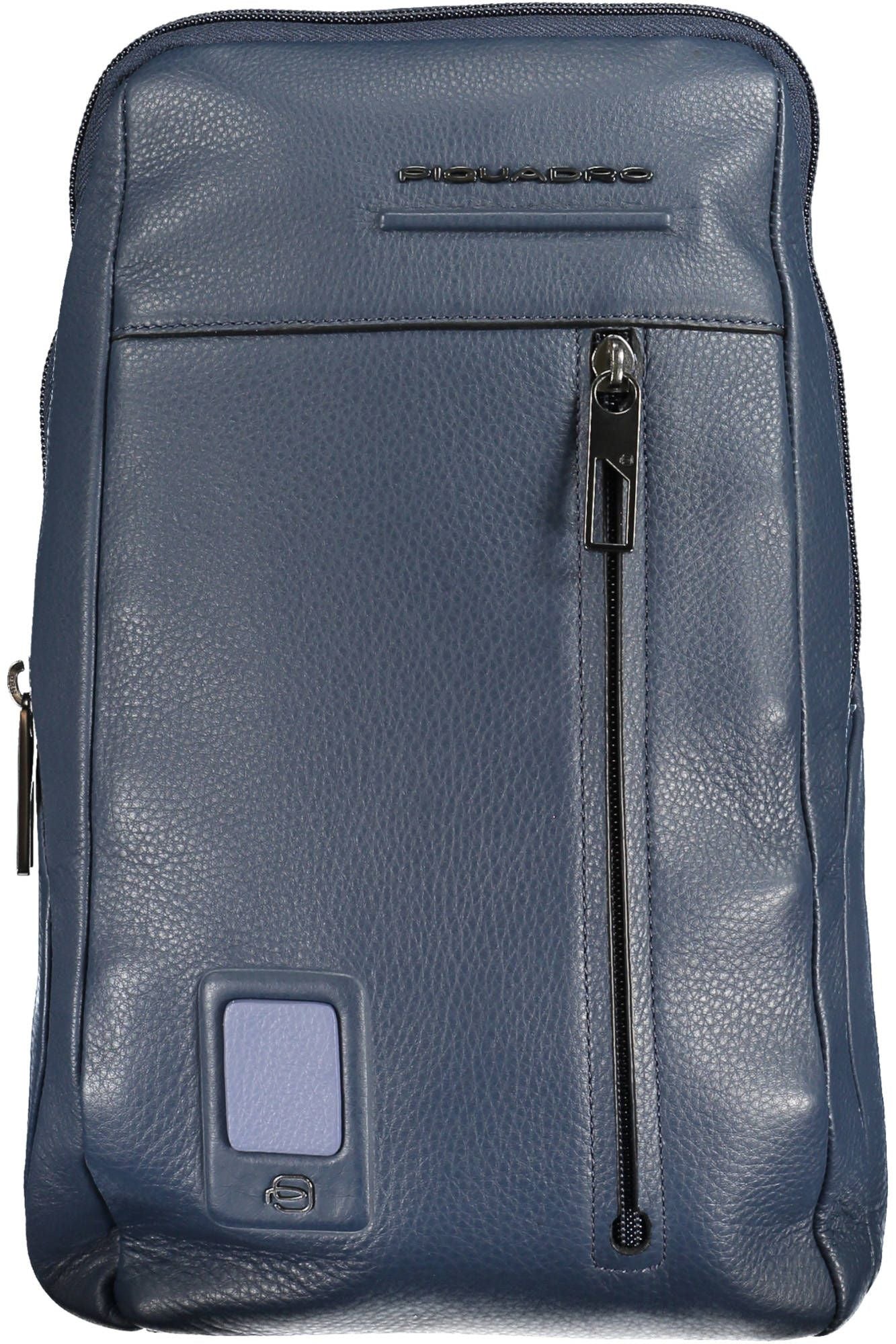 Piquadro Blue Leather Men Shoulder Bag