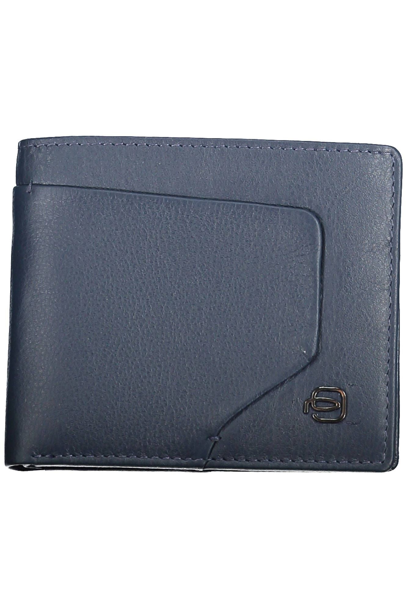 Piquadro Blue Leather Men Wallet