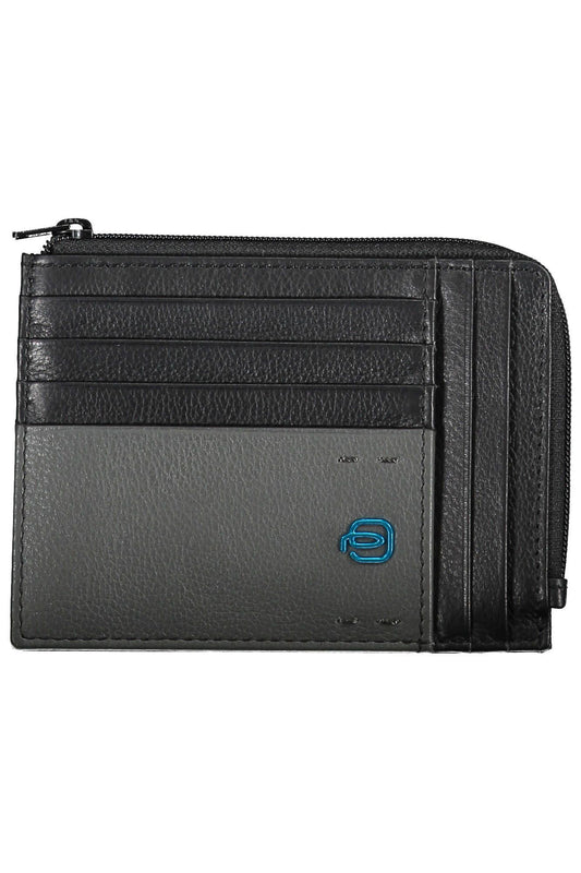 Piquadro Black Leather Men Wallet