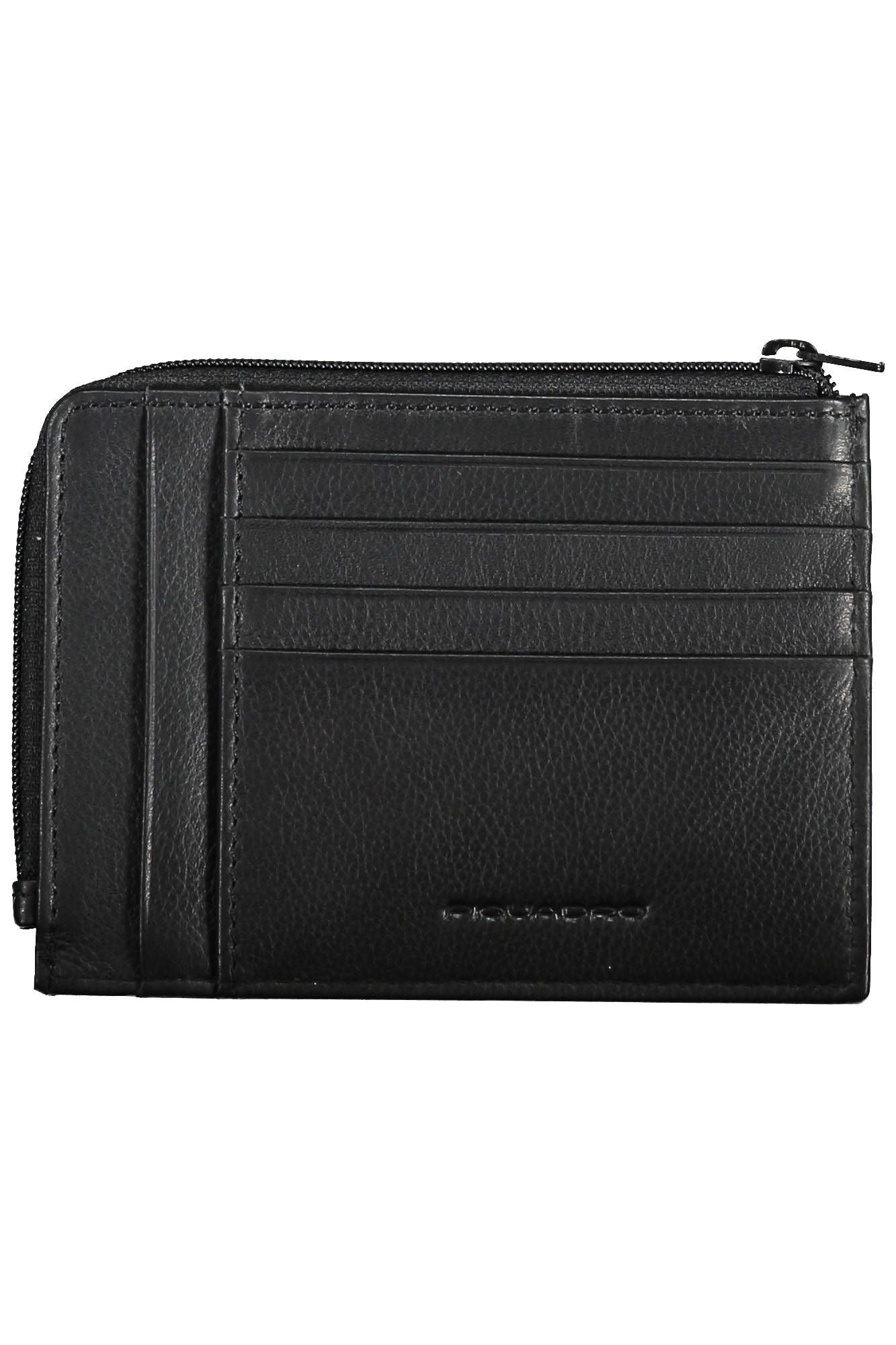 Piquadro Black Leather Men Wallet