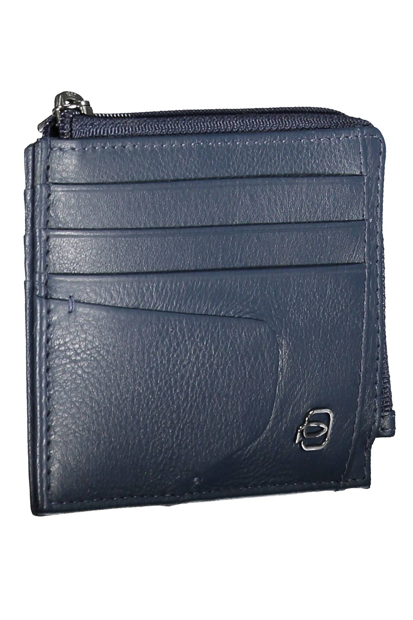 Piquadro Blue Leather Men Wallet