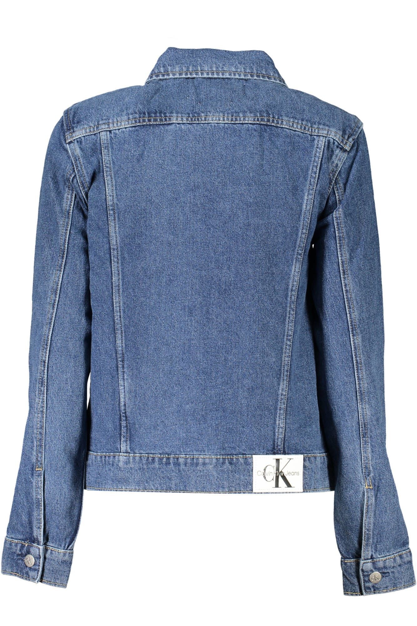 Calvin Klein Blue Cotton Women Jacket