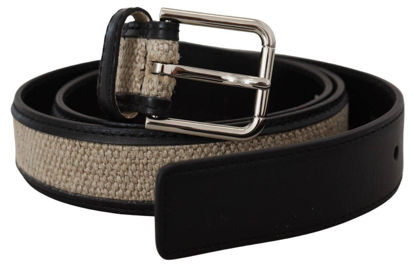 Dolce & Gabbana Elegant Dual-Tone Leather Belt