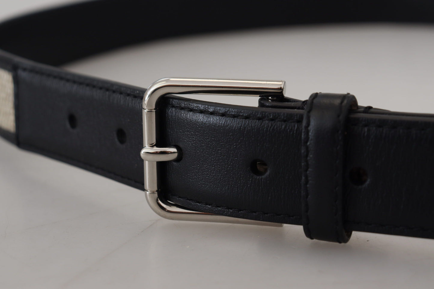 Dolce & Gabbana Elegant Dual-Tone Leather Belt