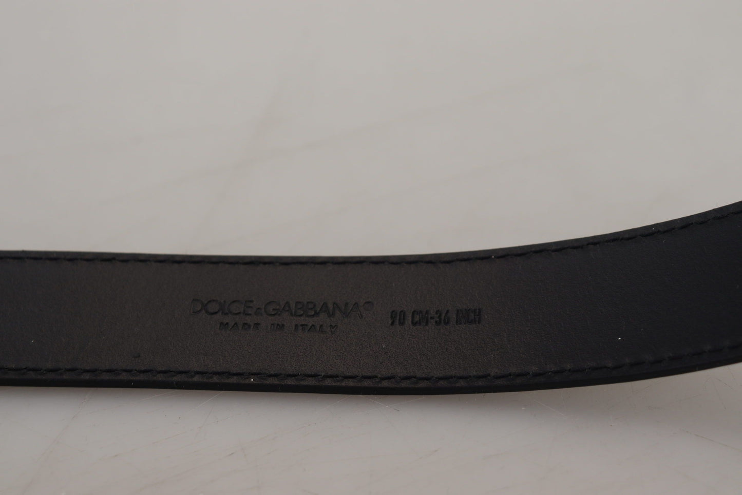 Dolce & Gabbana Elegant Dual-Tone Leather Belt