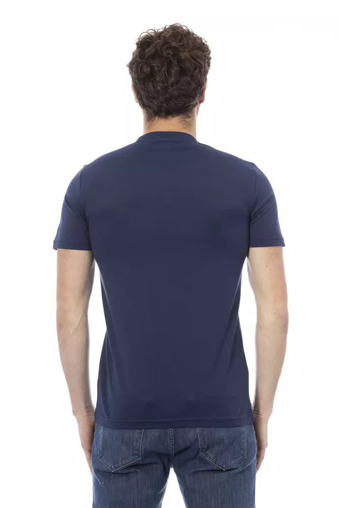 Baldinini Trend Blue Cotton Men's T-Shirt