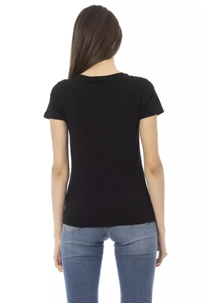 Trussardi Action Black Cotton Women's Top