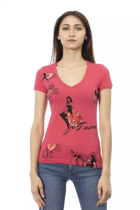 Trussardi Action Multicolor Cotton Women T-Shirt