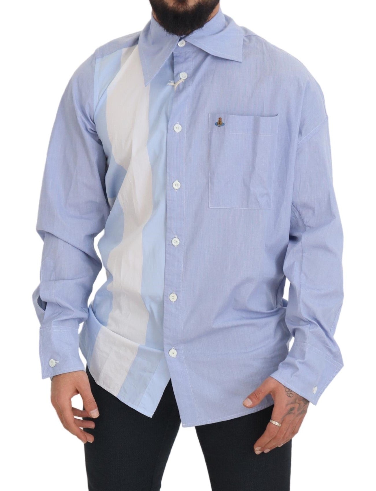 Vivienne Westwood Elegant Multicolor Cotton Dress Shirt