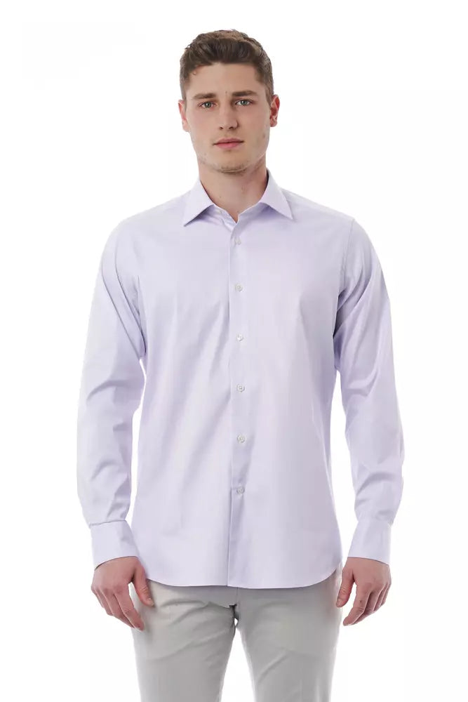 Bagutta Pink Cotton Men Shirt