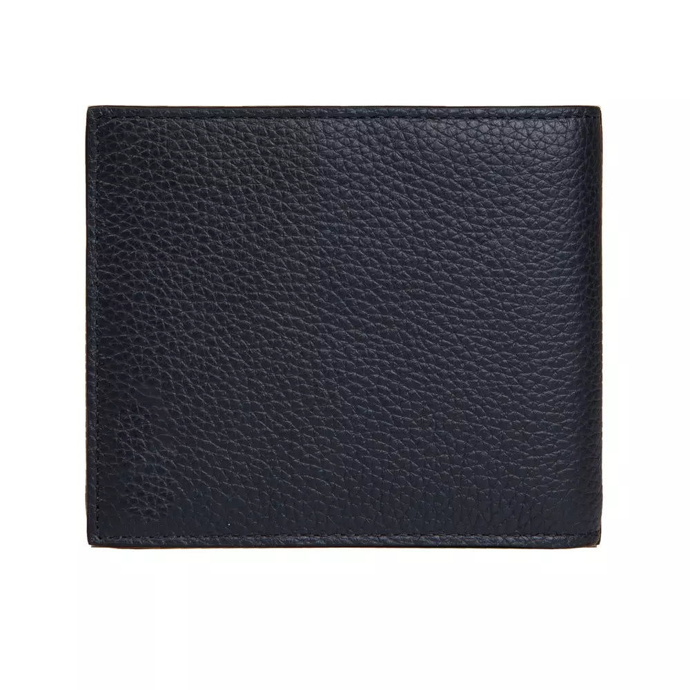 Neil Barrett Blue Leather Men Wallet