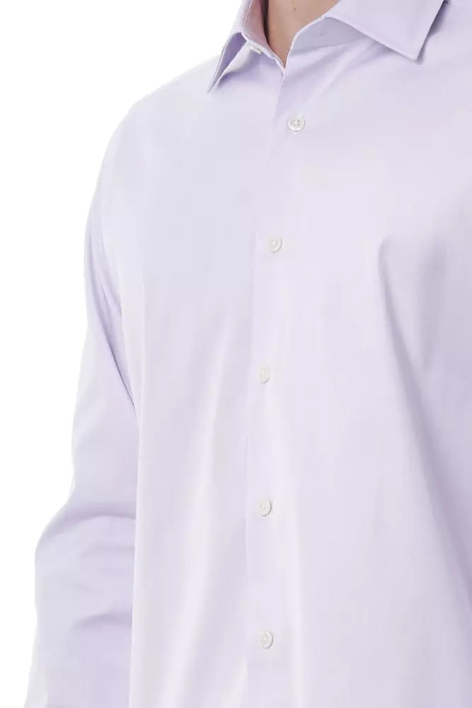 Bagutta Pink Cotton Men Shirt