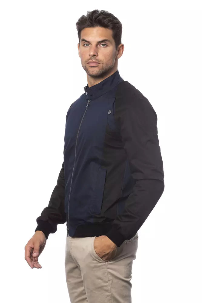 Verri Blue Cotton Men Jacket