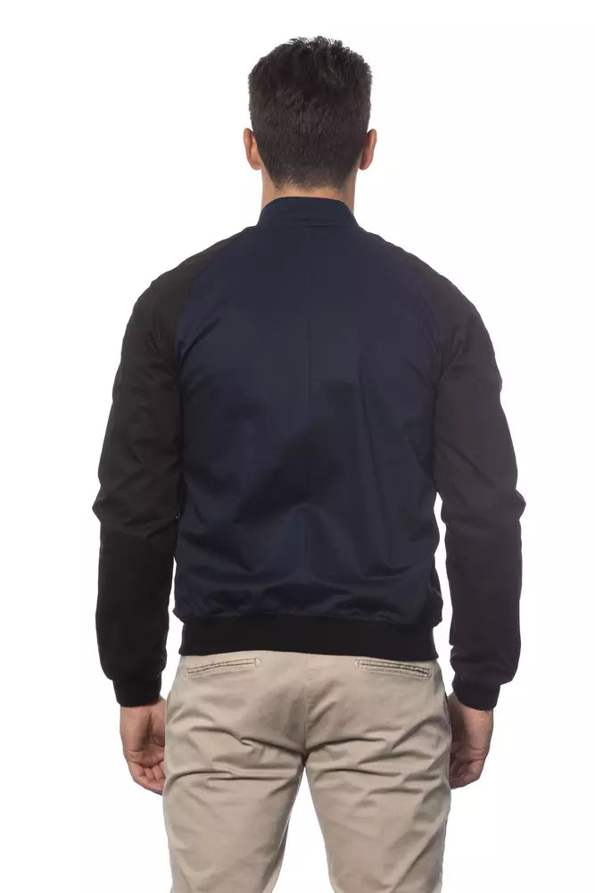 Verri Blue Cotton Men Jacket