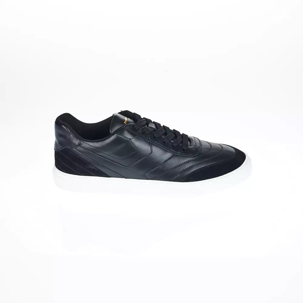 Pantofola D'Oro Black Leather Men Sneaker