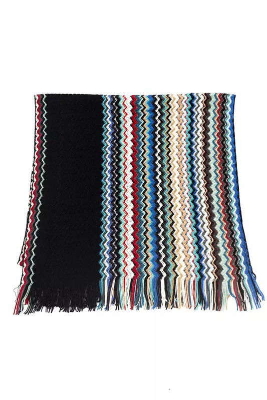 Missoni Multicolor Wool Men Scarf