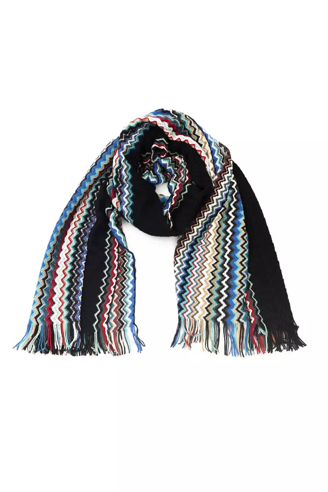 Missoni Multicolor Wool Men Scarf