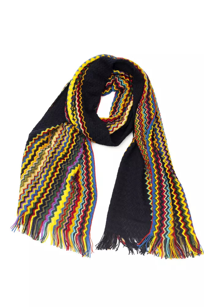 Missoni Multicolor Wool Men Scarf