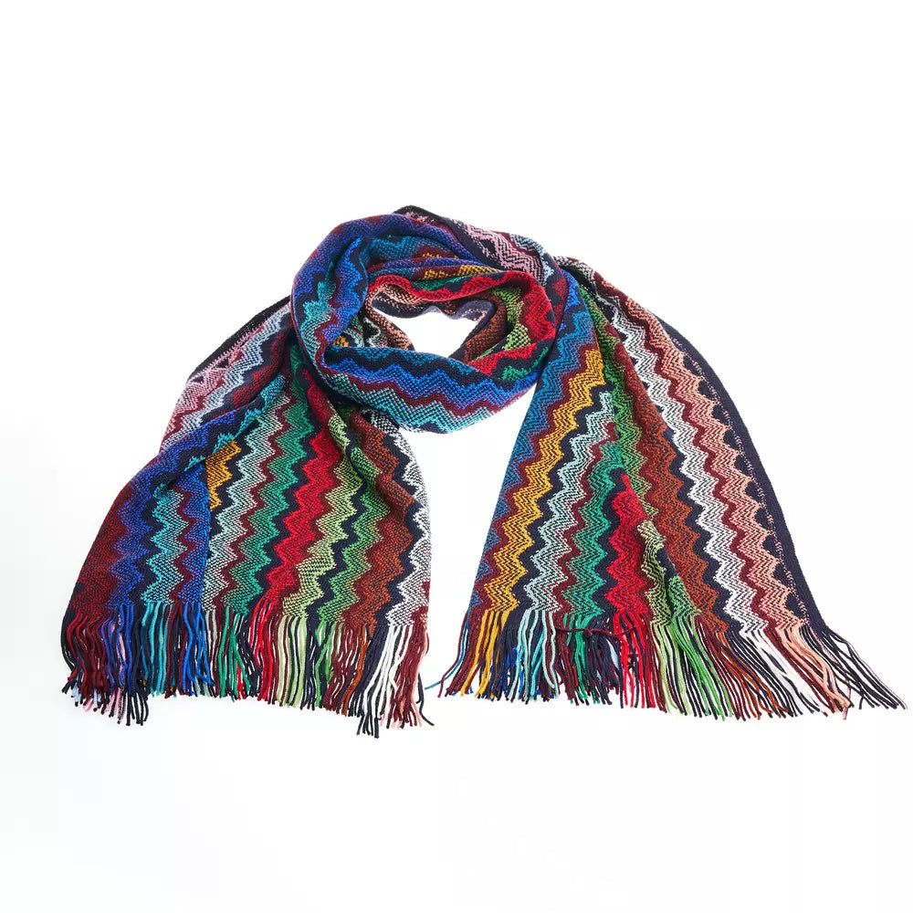 Missoni Multicolor Wool Men Scarf