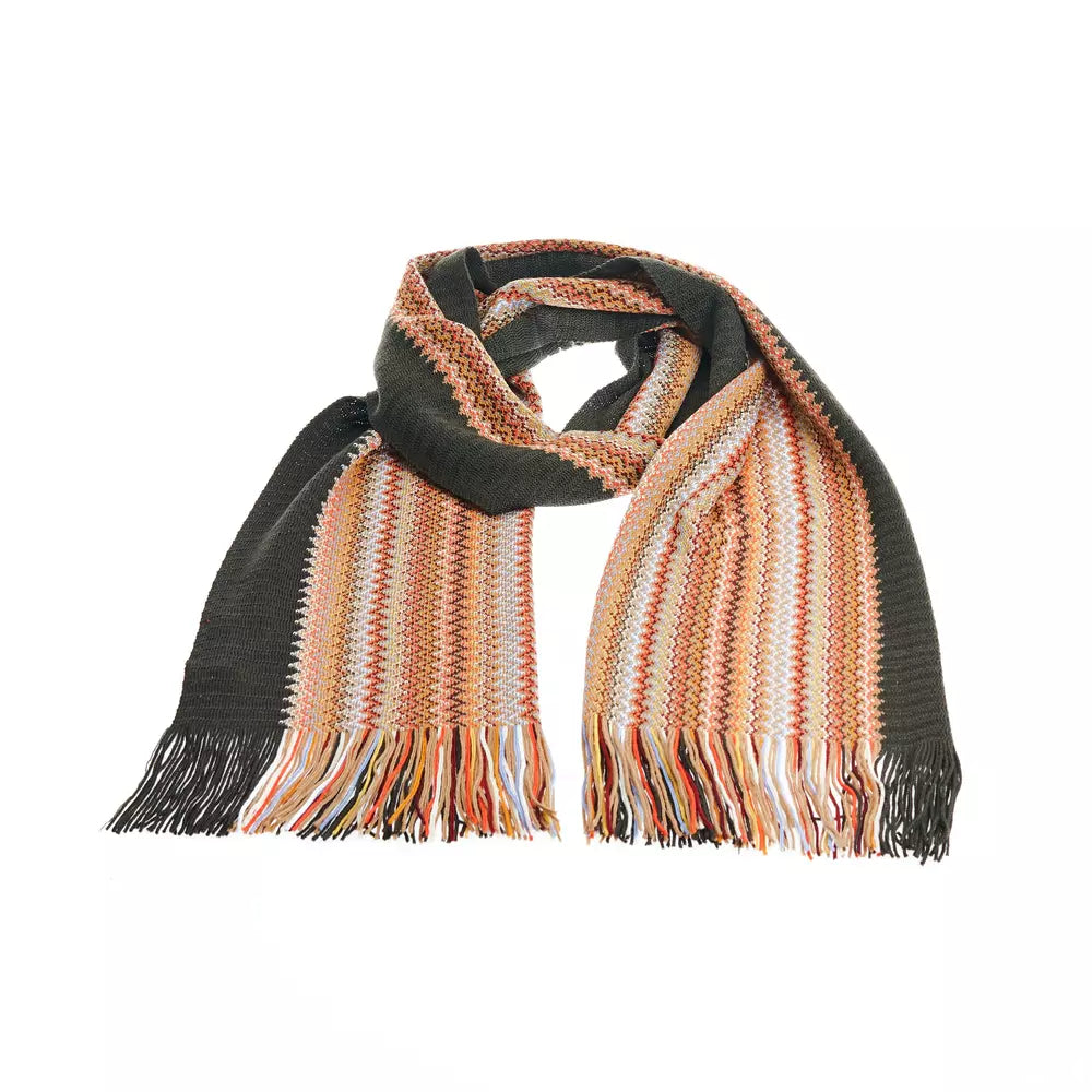 Missoni Multicolor Wool Men Scarf