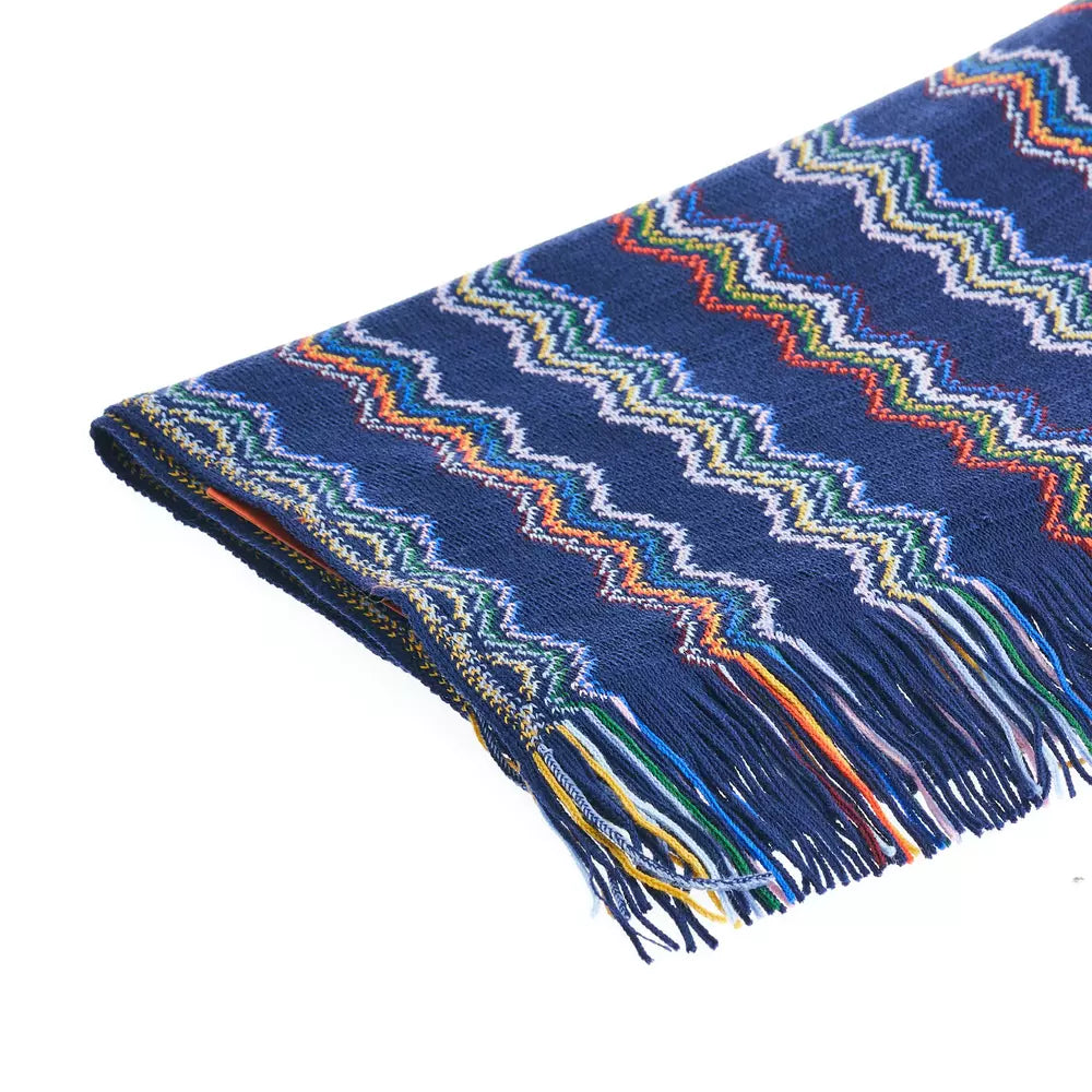 Missoni Multicolor Wool Men Scarf