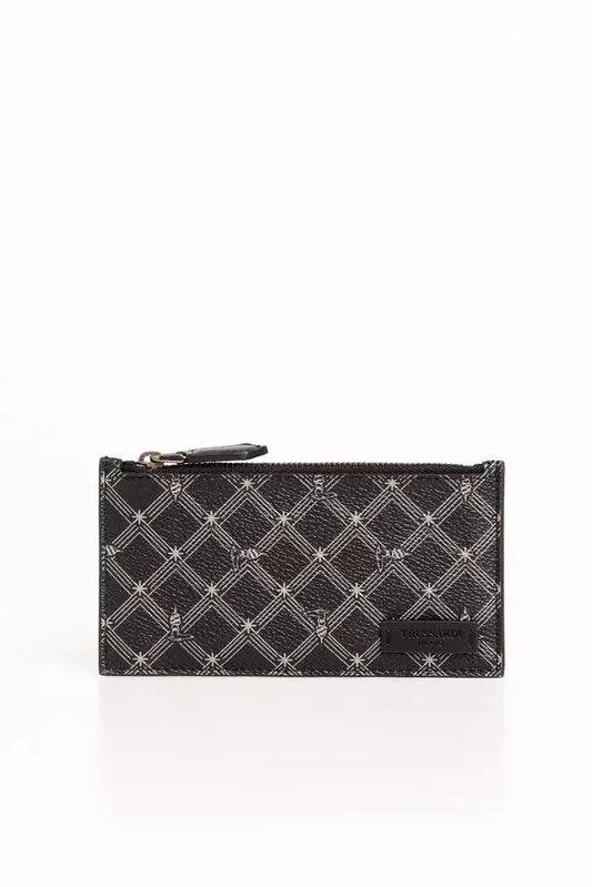 Trussardi Black PVC Men Wallet