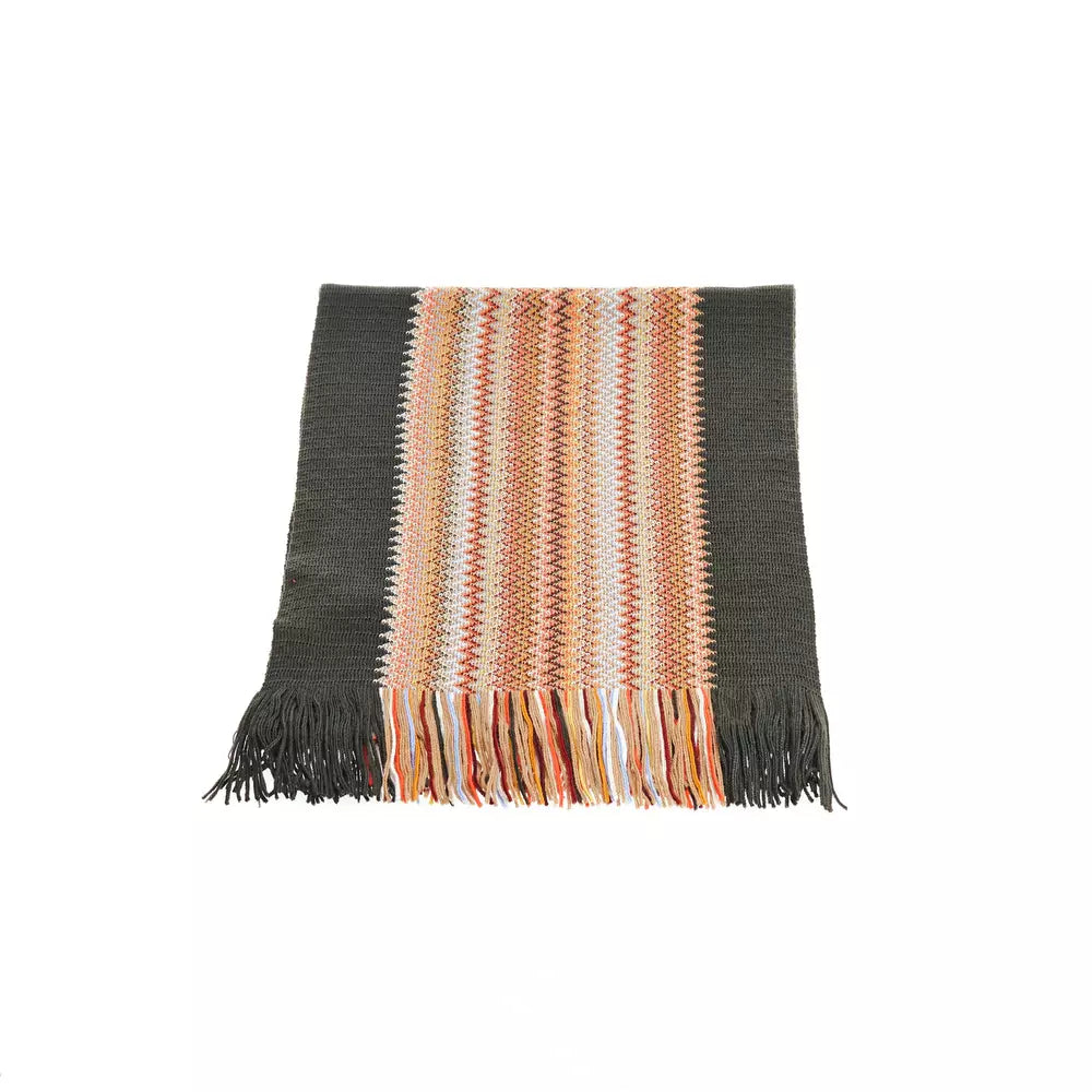 Missoni Multicolor Wool Men Scarf