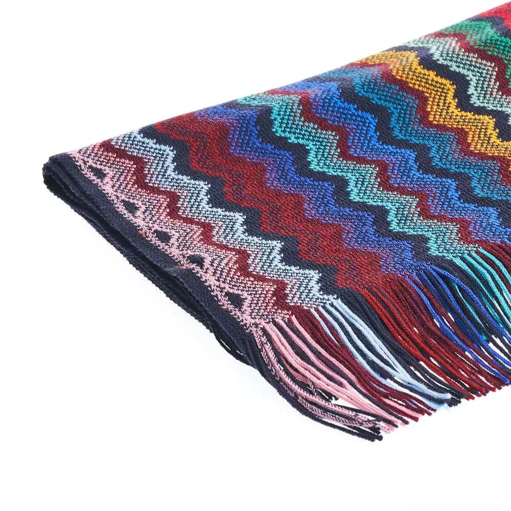 Missoni Multicolor Wool Men Scarf