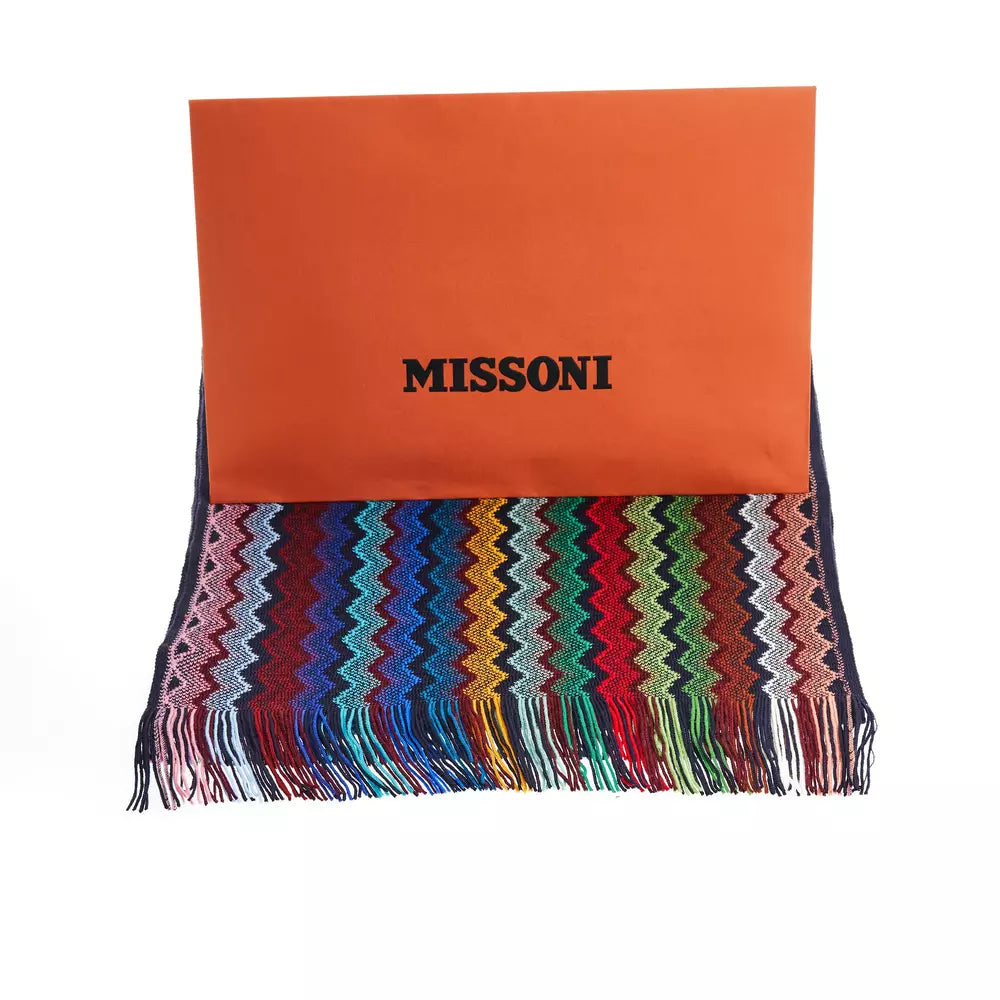 Missoni Multicolor Wool Men Scarf