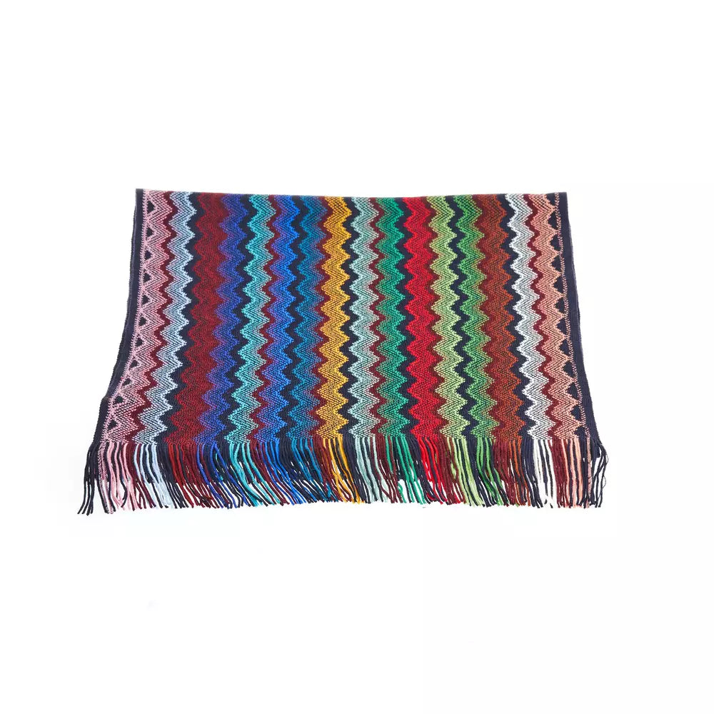 Missoni Multicolor Wool Men Scarf