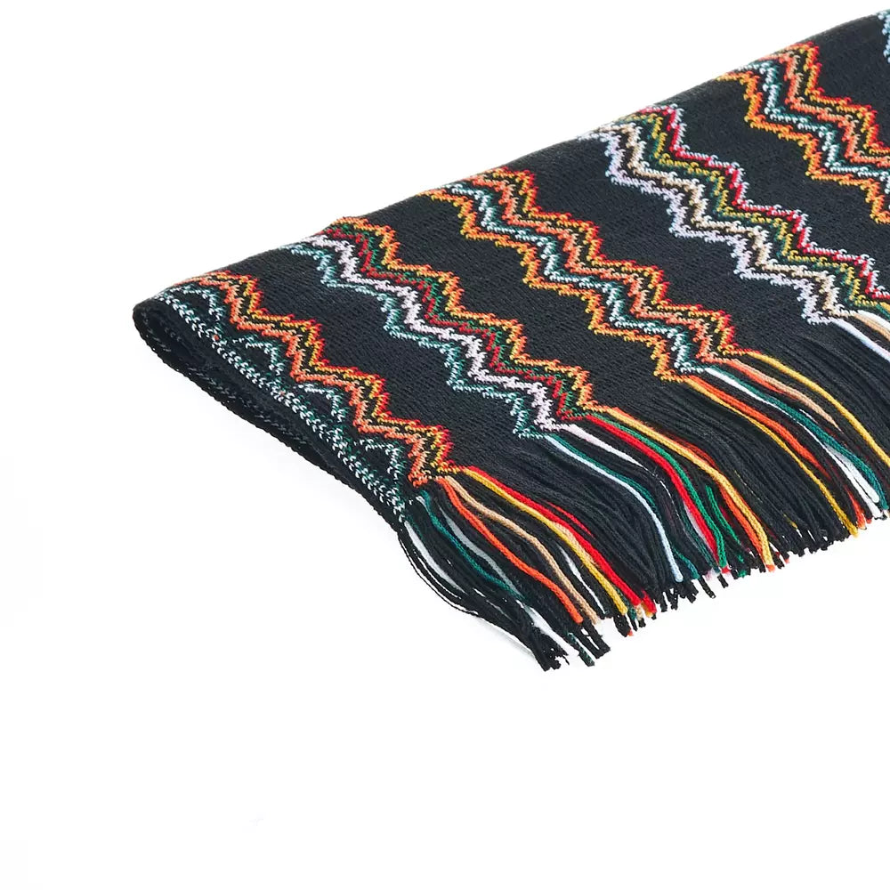 Missoni Multicolor Wool Men Scarf