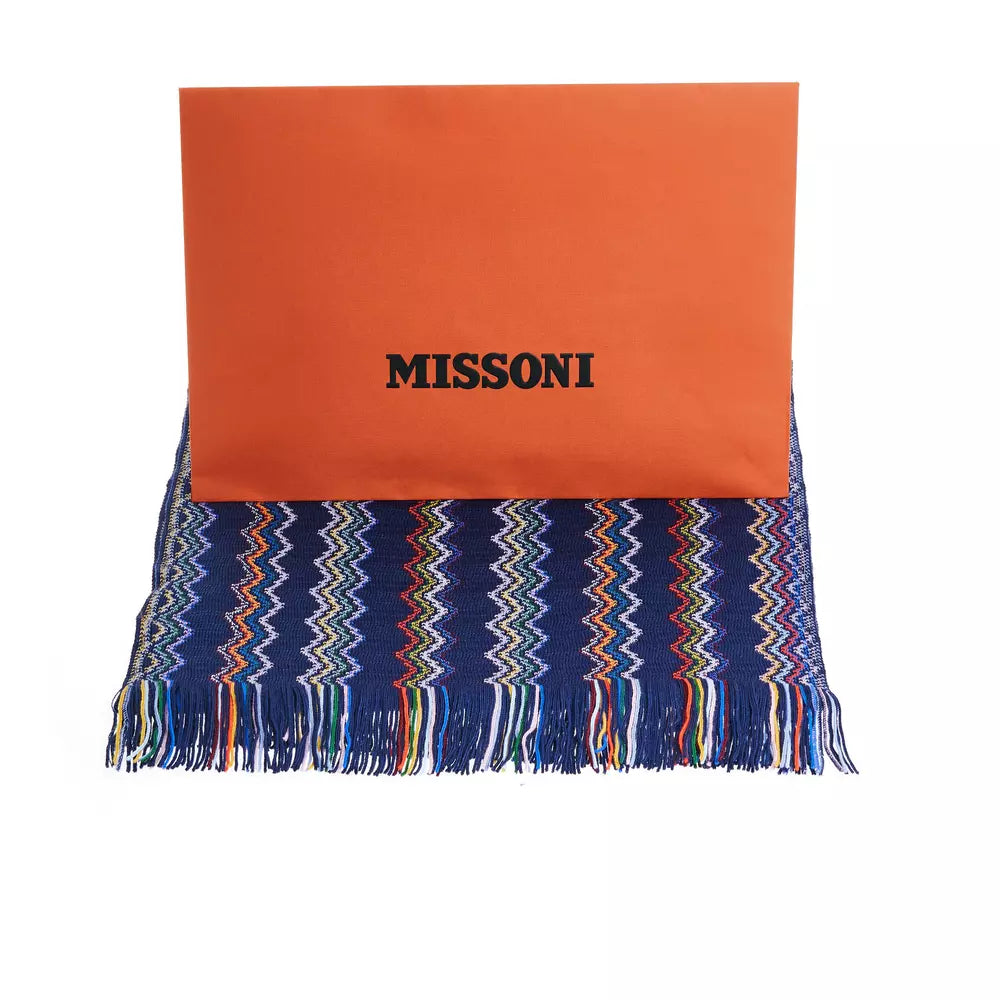 Missoni Multicolor Wool Men Scarf