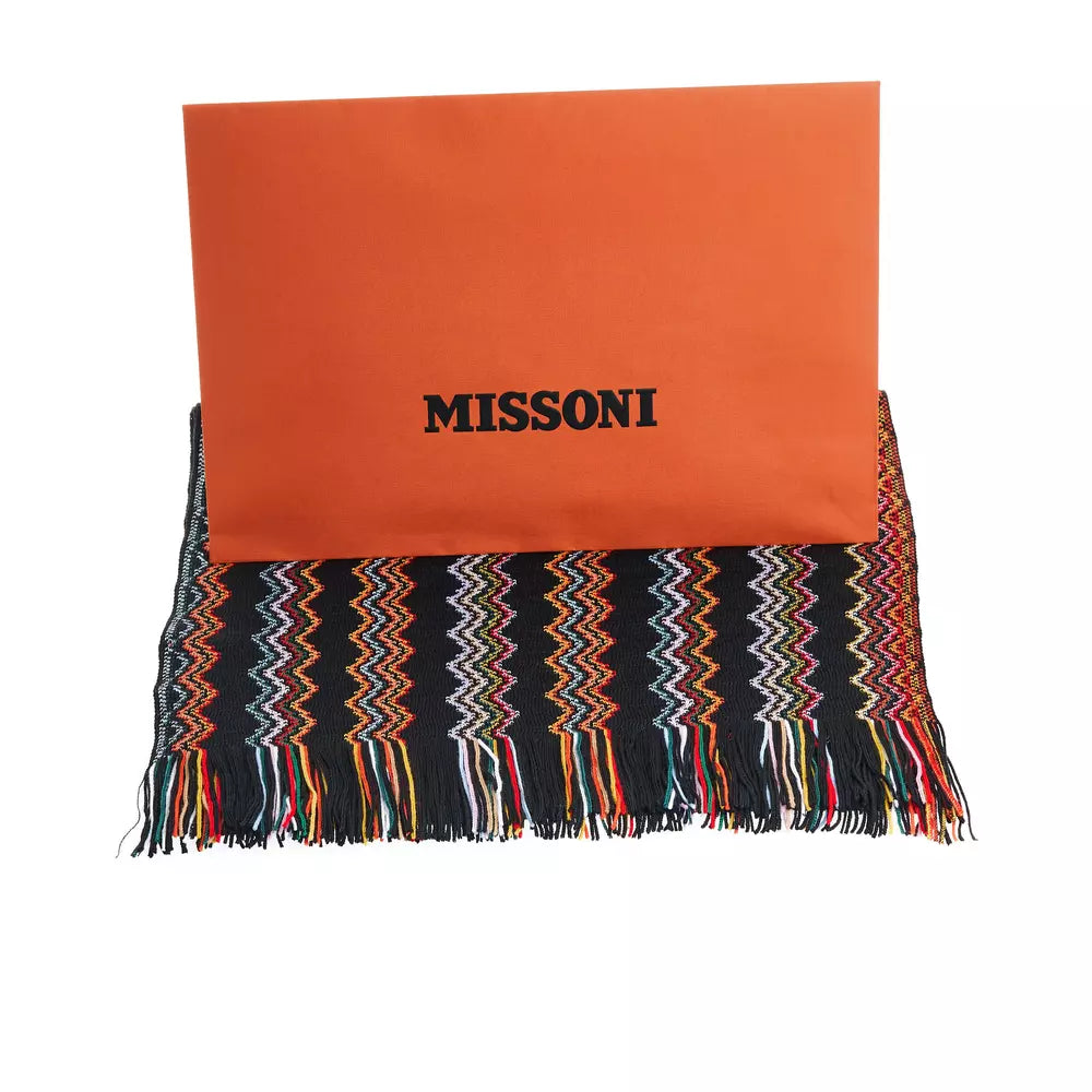 Missoni Multicolor Wool Men Scarf