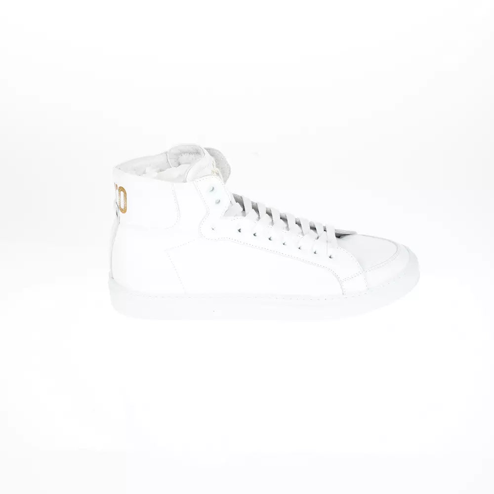 Pantofola D'Oro White Leather Men Sneaker