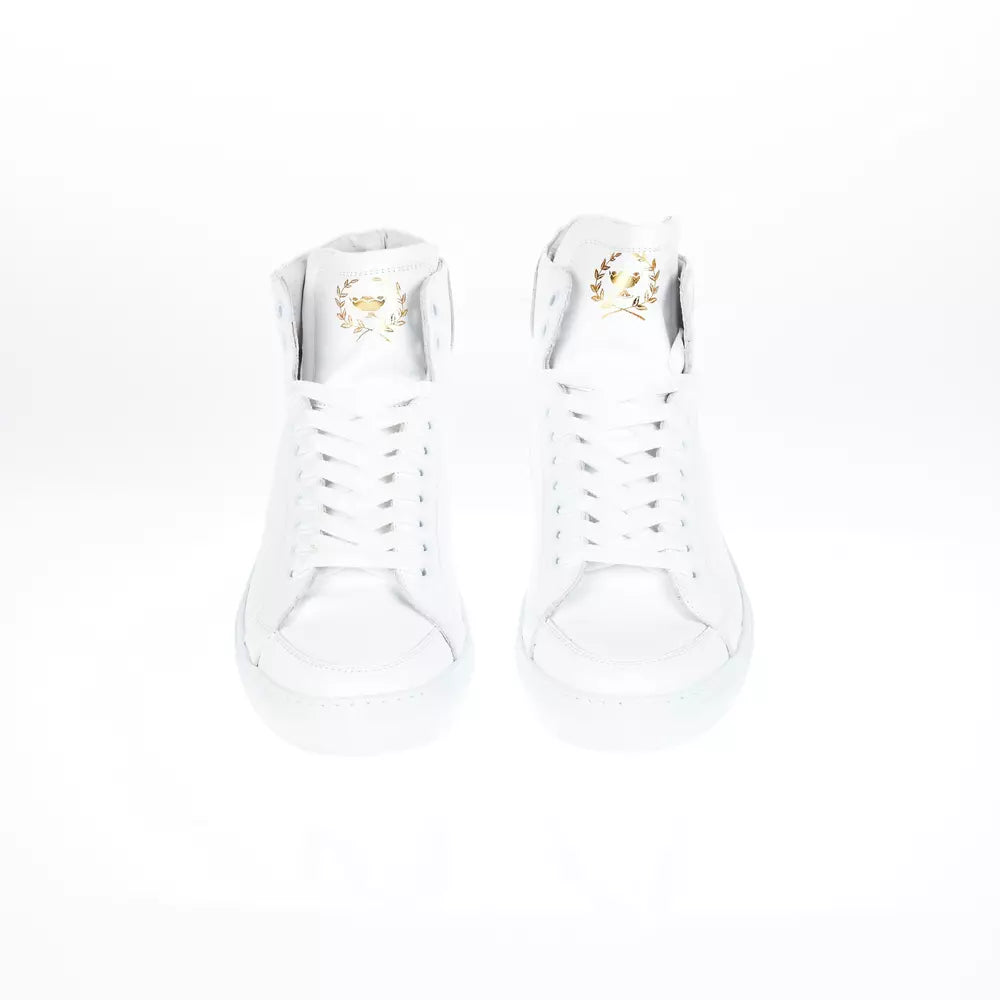 Pantofola D'Oro White Leather Men Sneaker