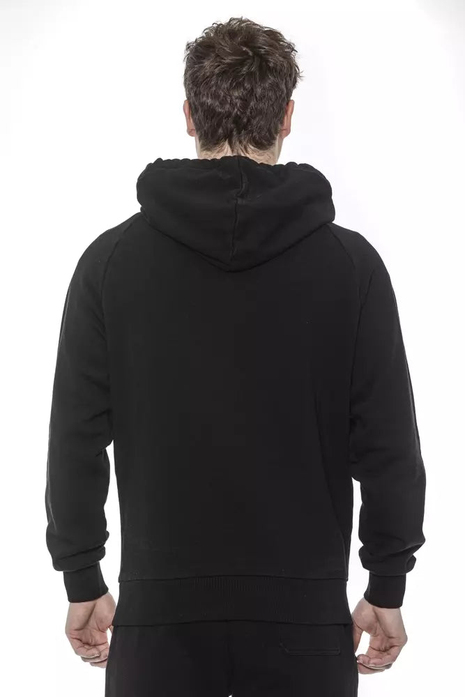 Tond Black Cotton Men Sweatshirt