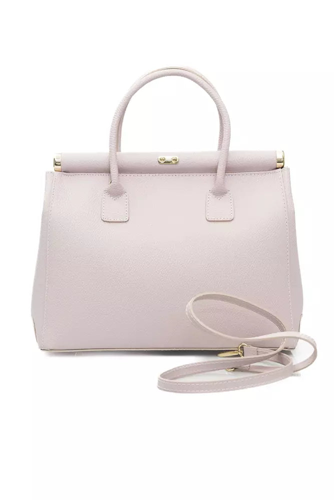 Baldinini Trend Pink Leather Women Handbag