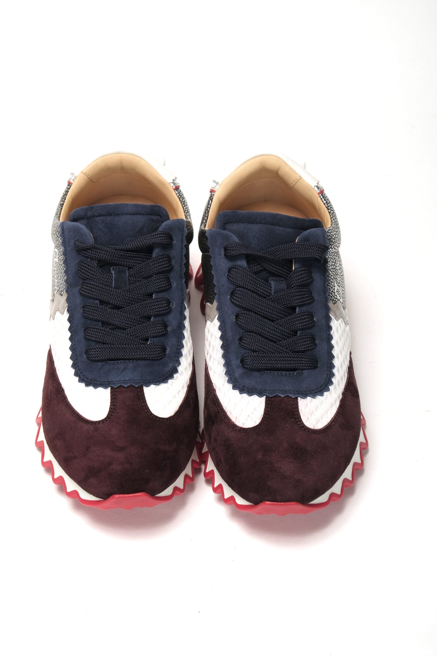 Christian Louboutin Version Multi Loubishark Flat Sneaker Shoes