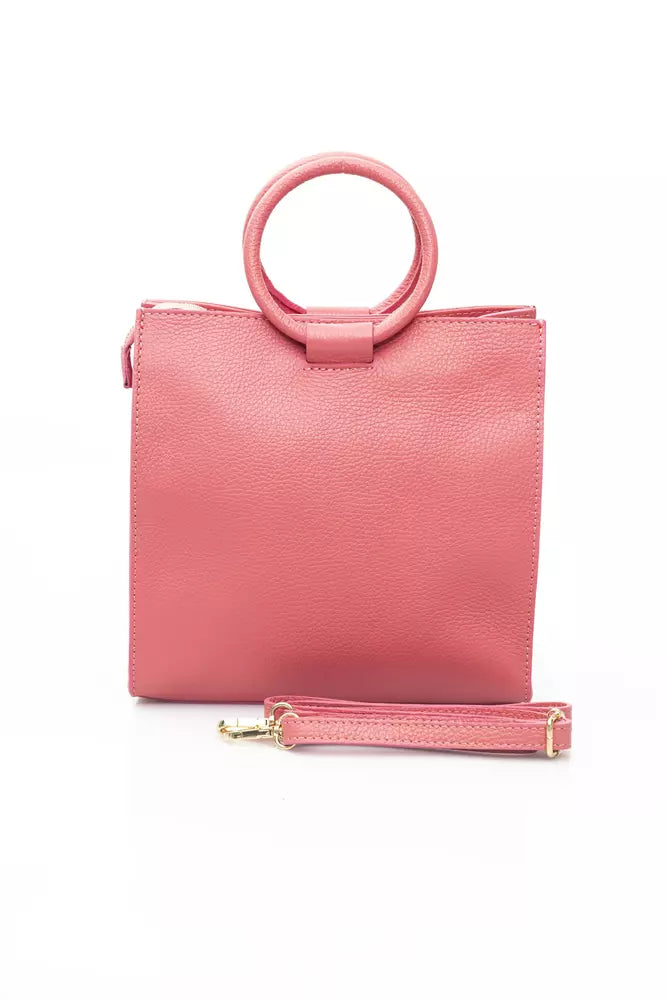 Baldinini Trend Pink Leather Women Handbag