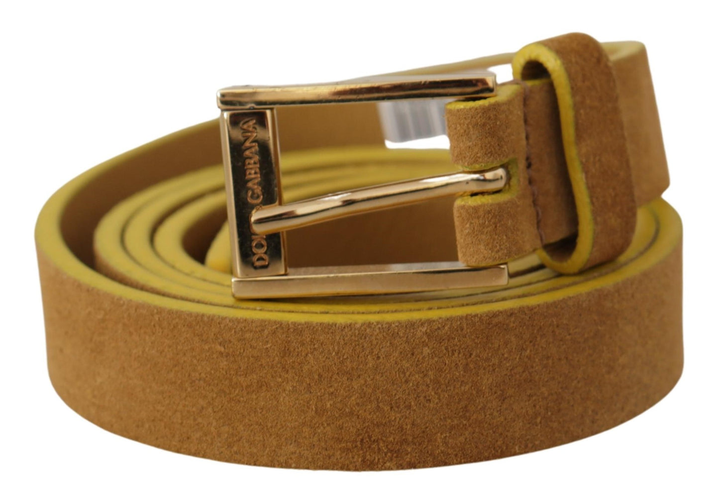 Dolce & Gabbana Engraved Elegance Suede Belt