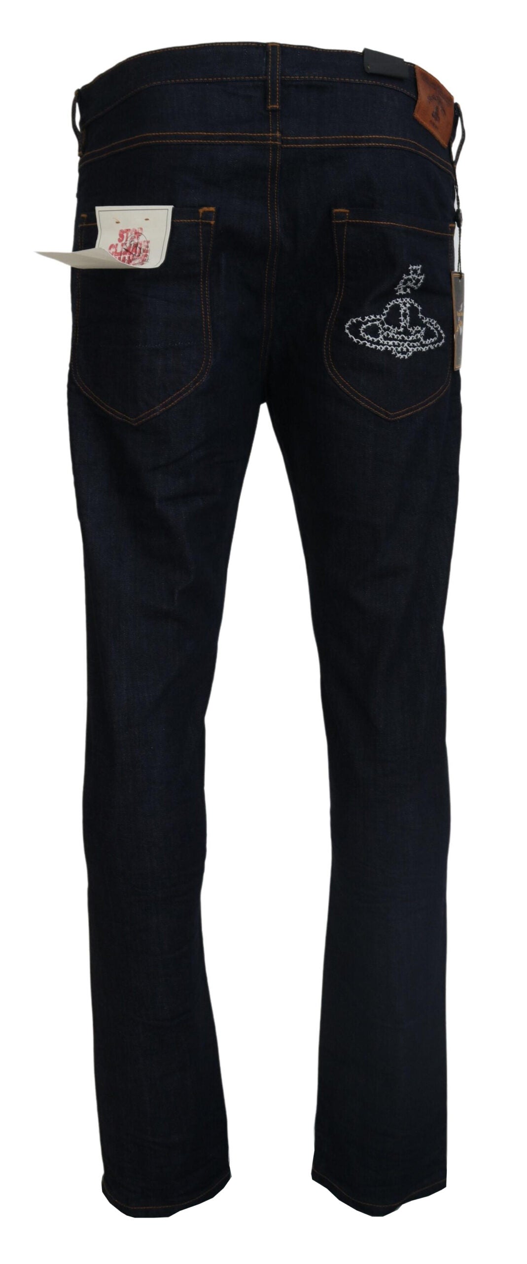 Vivienne Westwood Tapered Dark Blue Stylish Denim Jeans