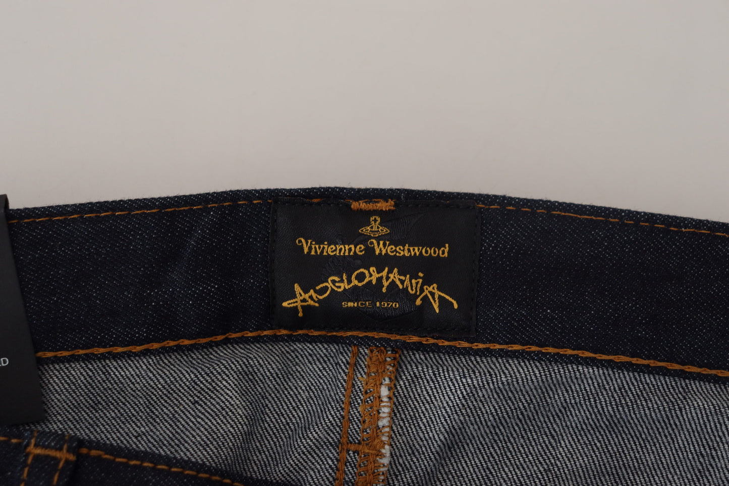 Vivienne Westwood Tapered Dark Blue Stylish Denim Jeans