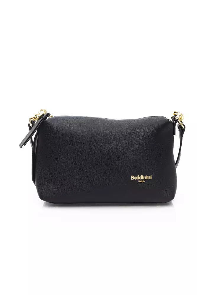 Baldinini Trend Black Polyethylene Women Shoulder Bag