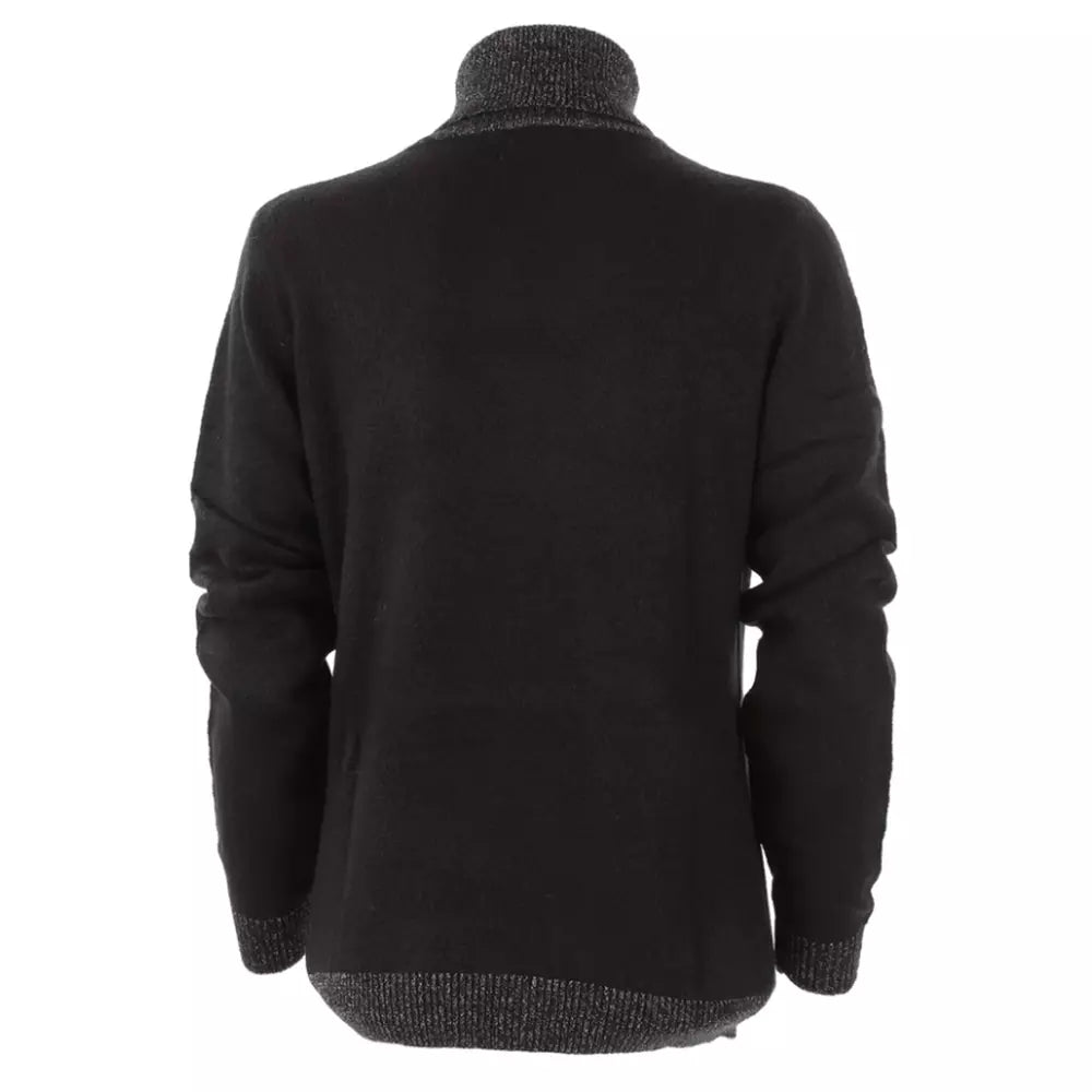 Yes Zee Chic Turtleneck Pullover with Lurex Highlights