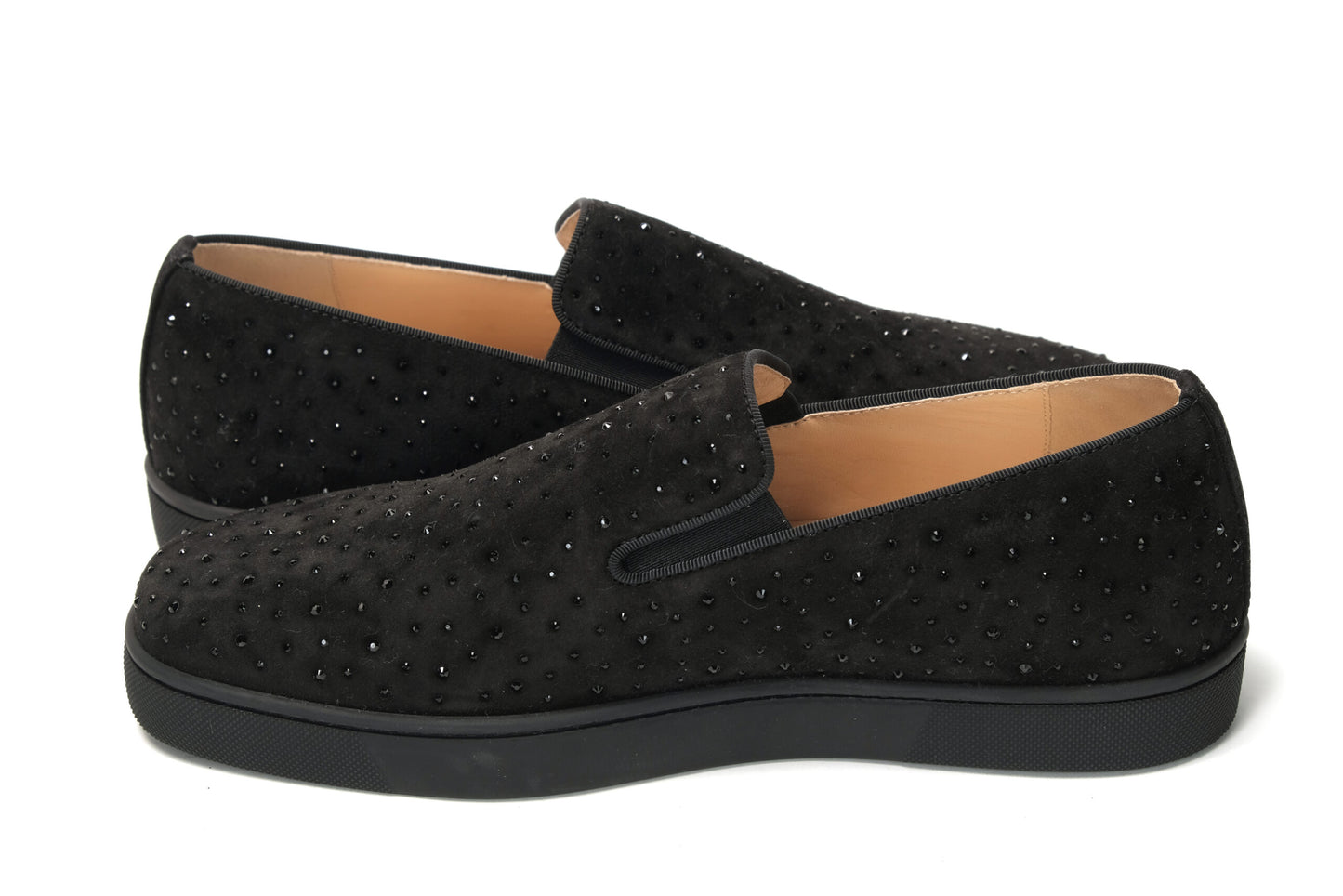 Christian Louboutin Black Boat Man Flat Veau Shoes