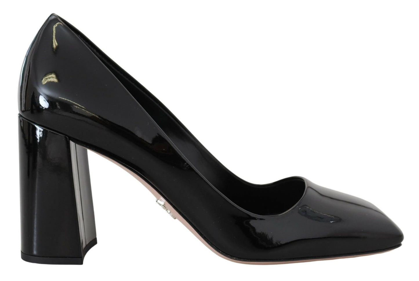 Prada Elegant Square Toe Leather Pumps