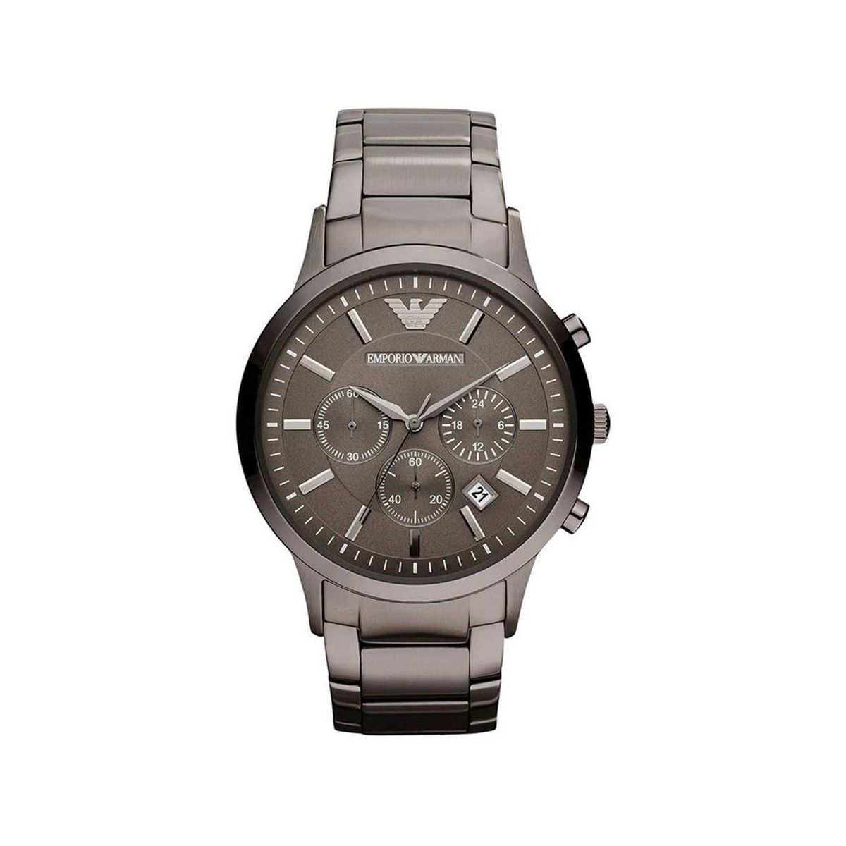 Emporio Armani Sleek Stainless Steel Chronograph Watch