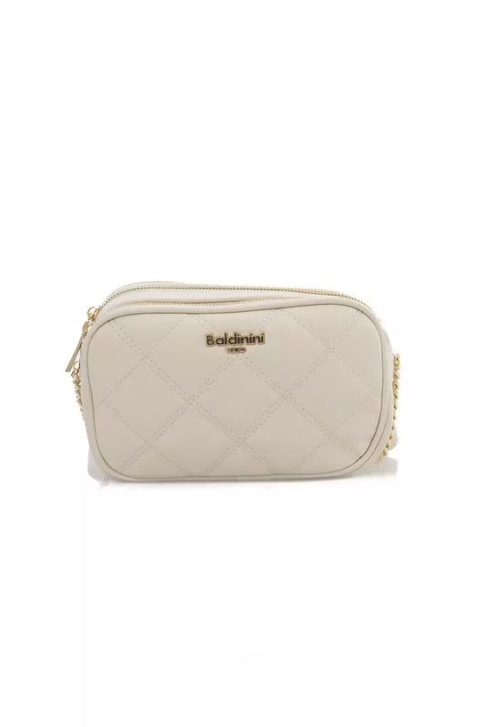 Baldinini Trend Beige Polyethylene Women Shoulder Bag