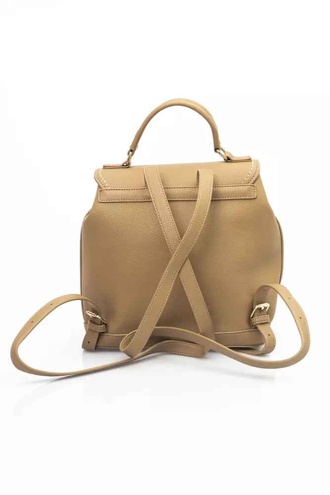 Baldinini Trend Beige Polyethylene Women Backpack